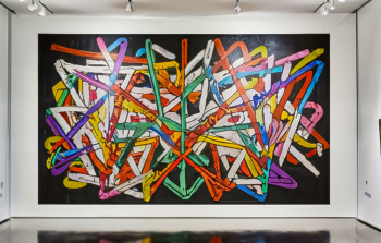 Œuvre contemporaine nommée « mikado mental 1 », Réalisée par TEDRUB