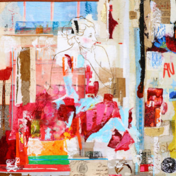 Œuvre contemporaine nommée « "Firefly circus" 50/50 », Réalisée par SABLYNE