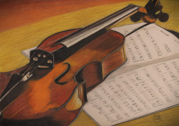 Violon sur partition Sur le site d’ARTactif