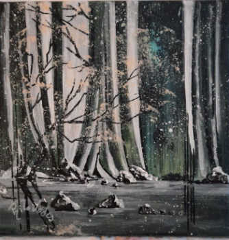 Œuvre contemporaine nommée « Forêt magique », Réalisée par PHILOVADES