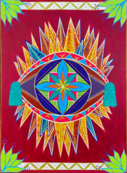 Œuvre contemporaine nommée « The aztec eye », Réalisée par SLENAHOMI