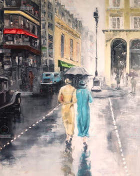 Œuvre contemporaine nommée « Rue de Rivoli », Réalisée par GIGIOILART