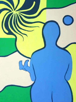 Œuvre contemporaine nommée « La mère et l'enfant », Réalisée par GLIEVRE