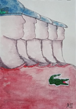 Œuvre contemporaine nommée « Crocodile Dandy », Réalisée par ALLL