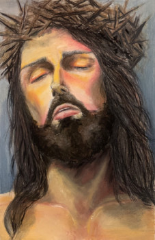 Œuvre contemporaine nommée « New Jesus », Réalisée par FATMAT