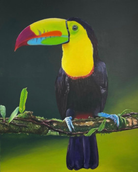 Œuvre contemporaine nommée « Tucan », Réalisée par ADRIANA