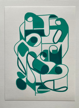 Œuvre contemporaine nommée « Chlorophilea », Réalisée par SERGE NOEL