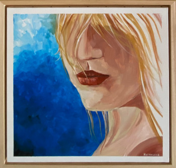 Œuvre contemporaine nommée « Blond air girl », Réalisée par FRANCK KOTTEWICZ