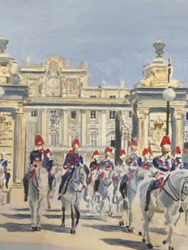 Œuvre contemporaine nommée « Guardia y Palacio Real », Réalisée par SAEZMARTINEZ.FJ