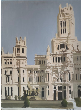 Œuvre contemporaine nommée « Palacio de Cibeles », Réalisée par SAEZMARTINEZ.FJ