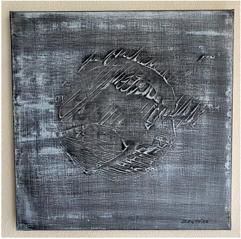 Œuvre contemporaine nommée « Grey Fish », Réalisée par JEAN-PIERRE POTTIER