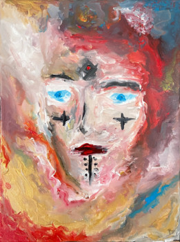 Œuvre contemporaine nommée « Amazigh », Réalisée par BRIGITTE BONIN