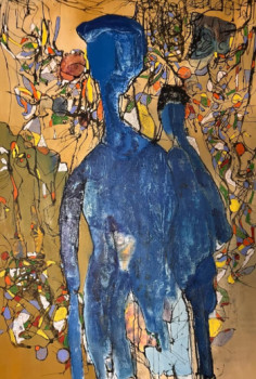 Œuvre contemporaine nommée « Les epoux », Réalisée par FRANCOIS SAUVAGE