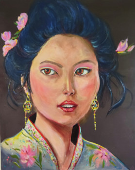Œuvre contemporaine nommée « Chinoise », Réalisée par CLICKART+