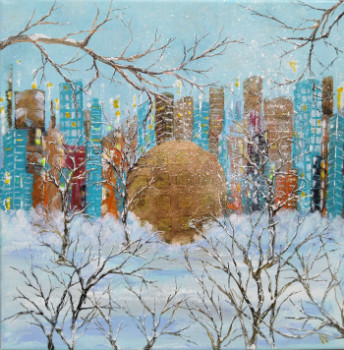 Œuvre contemporaine nommée « Petite neige », Réalisée par ANNE ROBIN