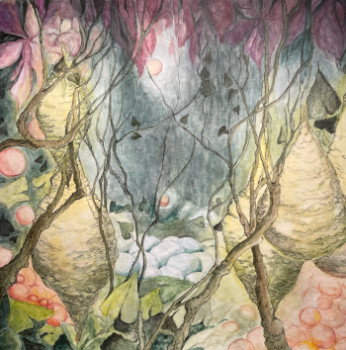 Œuvre contemporaine nommée « Magical forest », Réalisée par OLHA