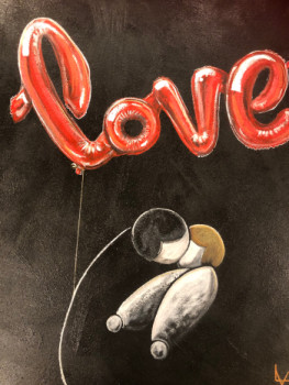 Œuvre contemporaine nommée « Love », Réalisée par LV