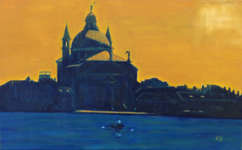 Œuvre contemporaine nommée « Venezia 5 », Réalisée par JEAN-FRANçOIS ZANETTE