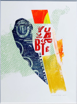 Œuvre contemporaine nommée « Maudits Maux : Yuka bâté », Réalisée par THIERRY PAGE