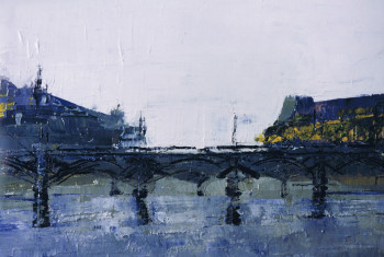 Œuvre contemporaine nommée « Pont des Arts », Réalisée par PINPIN