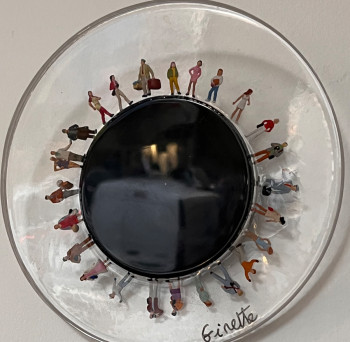 Œuvre contemporaine nommée « Tous ensemble », Réalisée par GINETTE