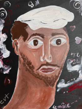 Œuvre contemporaine nommée « La promesse de l’Aube », Réalisée par CARRIE JOSEPH VOUTEAU