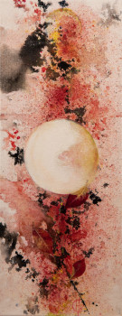 Œuvre contemporaine nommée « Moon Perle », Réalisée par HéDIA CARRON