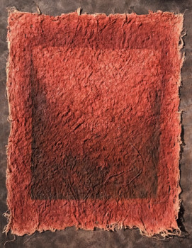 Œuvre contemporaine nommée « Fenêtre rouge », Réalisée par ETIENNE LAVIGNE