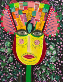 Œuvre contemporaine nommée « Carnaval », Réalisée par MARADI ART MARILYN MATHURIN