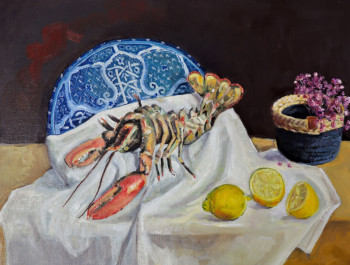 Œuvre contemporaine nommée « Homard », Réalisée par MOHSINE