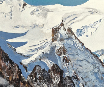 Œuvre contemporaine nommée « L Aiguille du midi », Réalisée par PATRICK