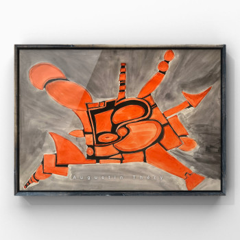 Œuvre contemporaine nommée « -sans titre- », Réalisée par AUGUSTIN THéRY