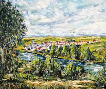 Œuvre contemporaine nommée « Pintura de paisaje », Réalisée par DANIEL SUTT