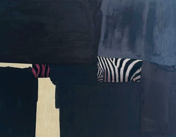 Œuvre contemporaine nommée « Composicion N47 », Réalisée par IMMI_ARTS