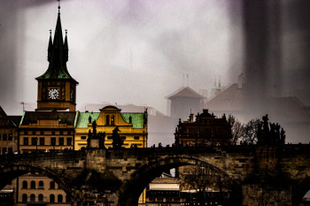 Vue de Prague depuis un bateau mouche Sur le site d’ARTactif