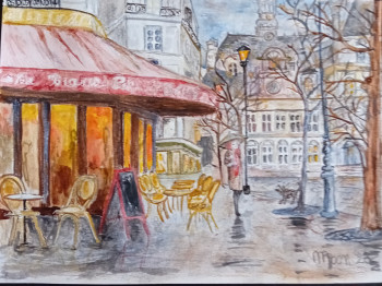 Œuvre contemporaine nommée « Mon week end à Paris », Réalisée par MOON