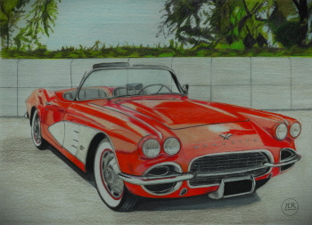 Chevrolet Corvette C1 1961. Sur le site d’ARTactif