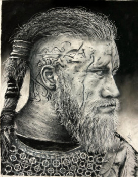 Œuvre contemporaine nommée « Ragnar Lodbrok », Réalisée par VLOPEZ