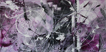 Œuvre contemporaine nommée « La Violette », Réalisée par FLORENCE ROUCHOU