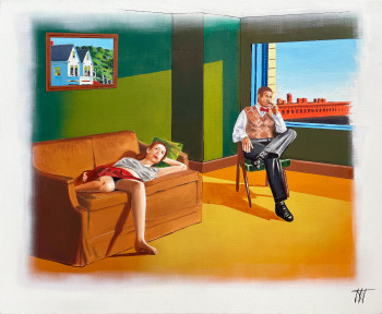 Œuvre contemporaine nommée « La chambre verte », Réalisée par VENTURINI JEAN JACQUES