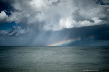 Œuvre contemporaine nommée « Rainbow in Saint Malo », Réalisée par BOKEH