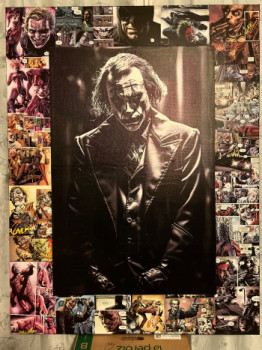 Œuvre contemporaine nommée « Le Joker », Réalisée par EDDY