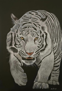 Œuvre contemporaine nommée « Trésor de Tigre », Réalisée par MURIELLE SAUREL