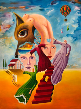 Œuvre contemporaine nommée « La escapada », Réalisée par RICARDO RODRIGUEZ