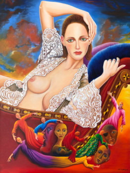Œuvre contemporaine nommée « Los guardianes de la belleza », Réalisée par RICARDO RODRIGUEZ