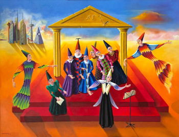 Œuvre contemporaine nommée « Concierto en Pio mayor », Réalisée par RICARDO RODRIGUEZ