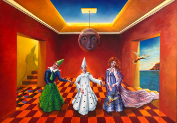 Œuvre contemporaine nommée « El enigma de la lámpara », Réalisée par RICARDO RODRIGUEZ
