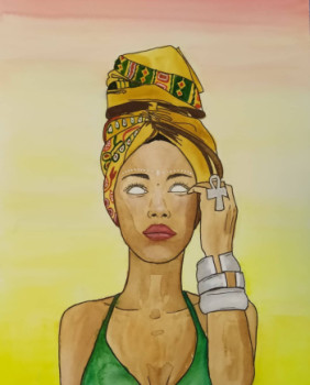 Œuvre contemporaine nommée « Baduizm », Réalisée par JO_LNA