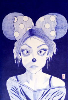 Œuvre contemporaine nommée « Minnie Mouse », Réalisée par MIKL