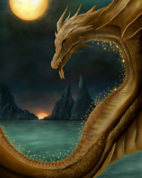 Œuvre contemporaine nommée « Ocean Dragon », Réalisée par NEPHTYS-ART